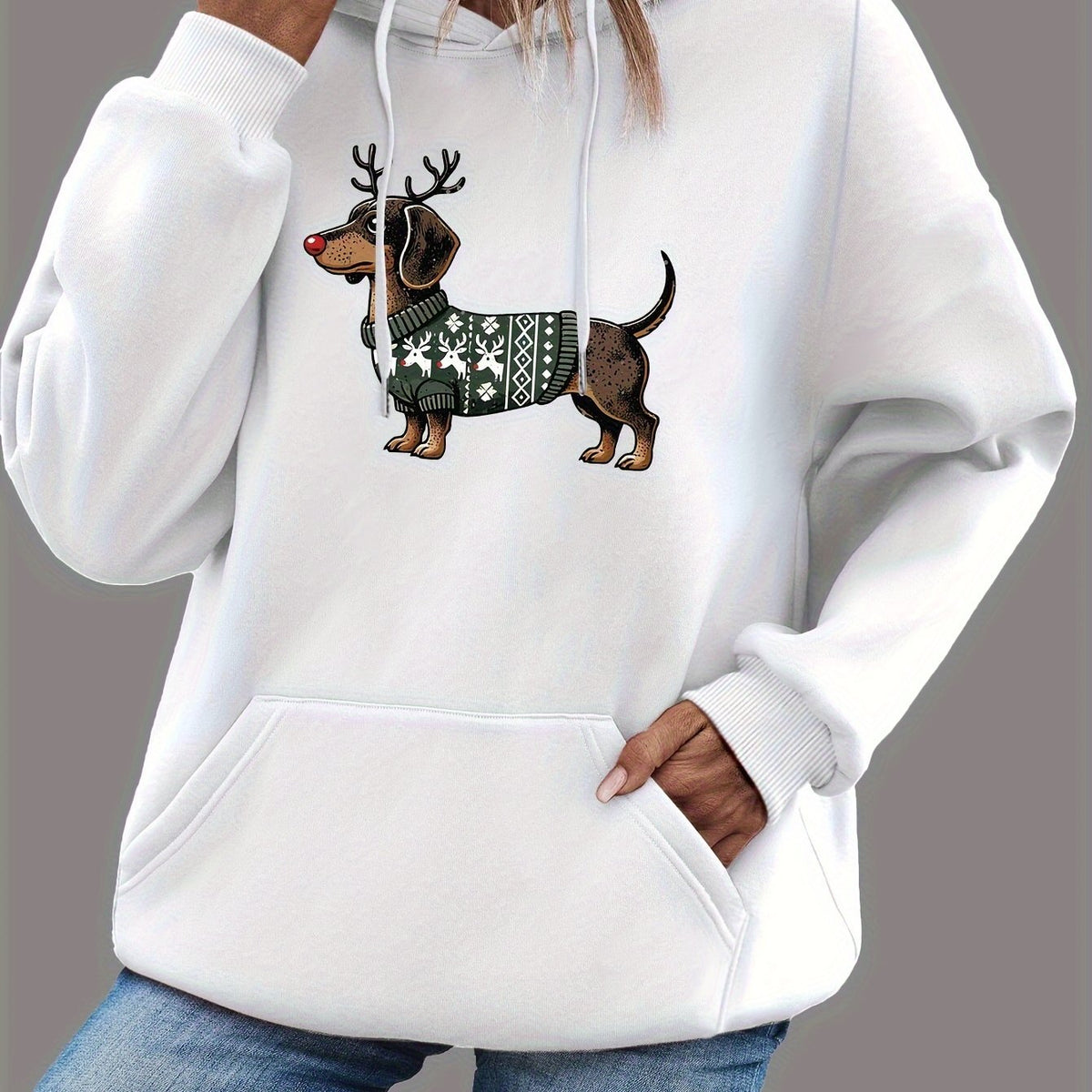 Printed Winter Hoodie