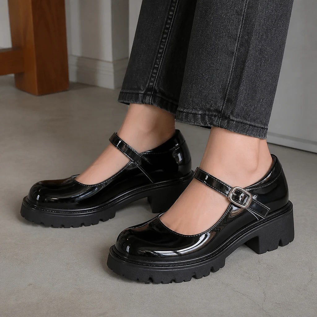 Mary Jane Platform Pumps