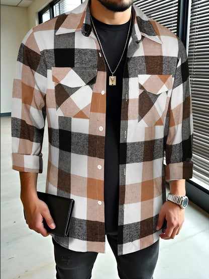 Vintage Check Long-Sleeve Shirt