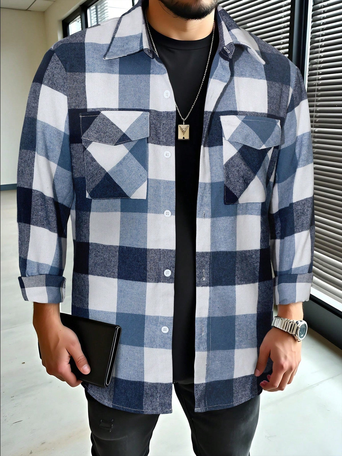 Vintage Check Long-Sleeve Shirt