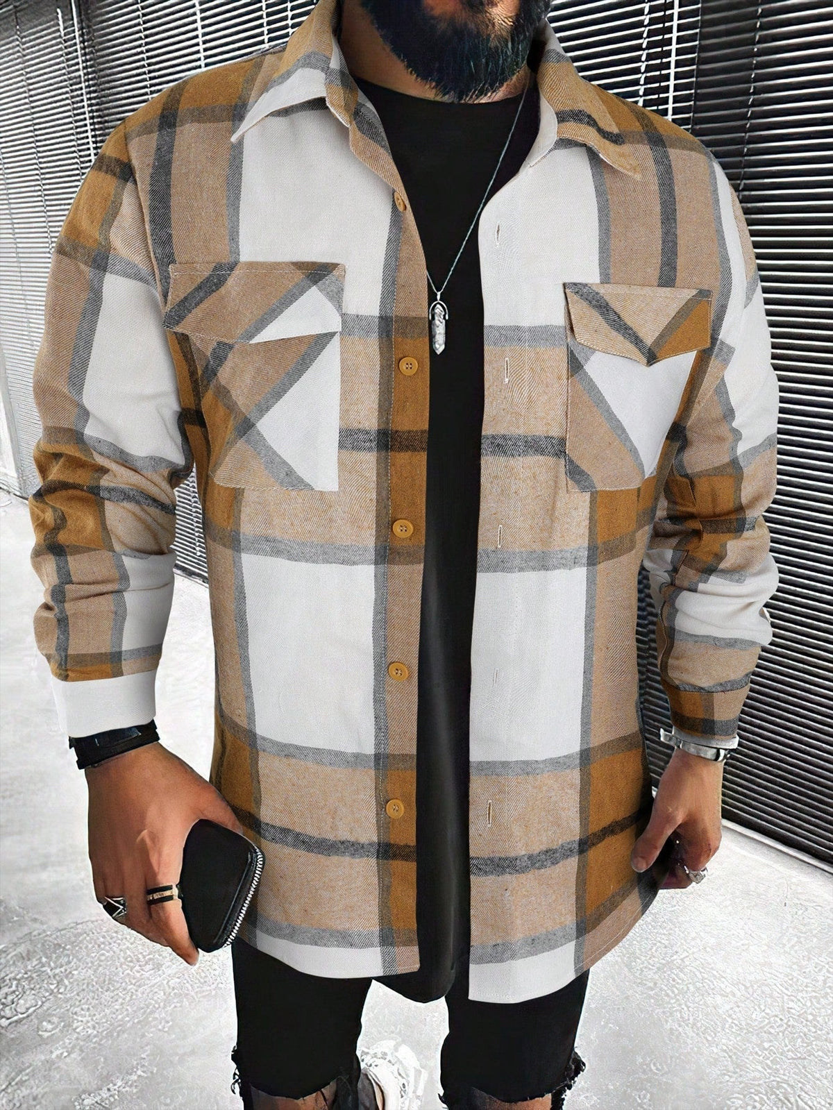 Vintage Check Long-Sleeve Shirt