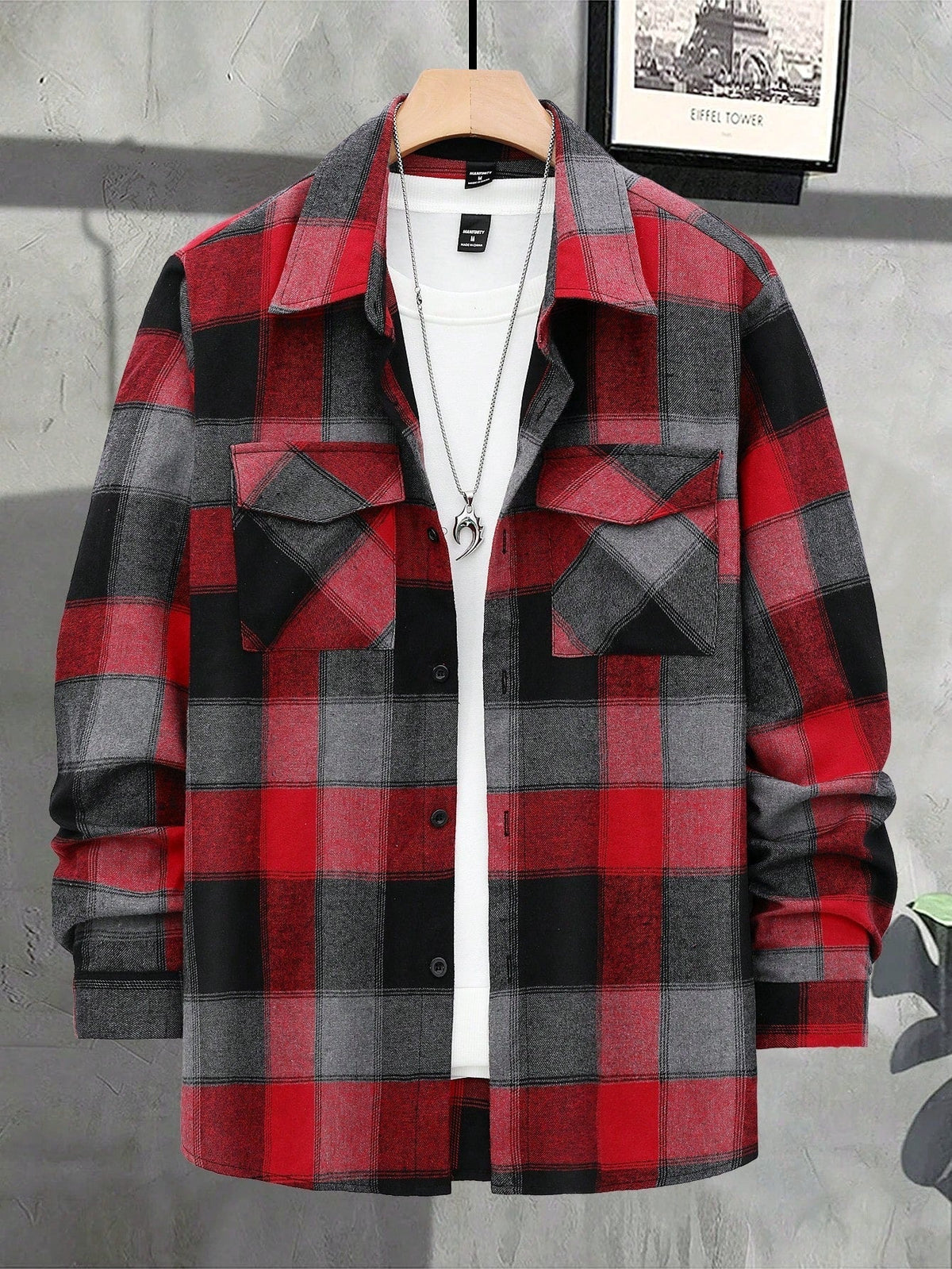 Vintage Check Long-Sleeve Shirt