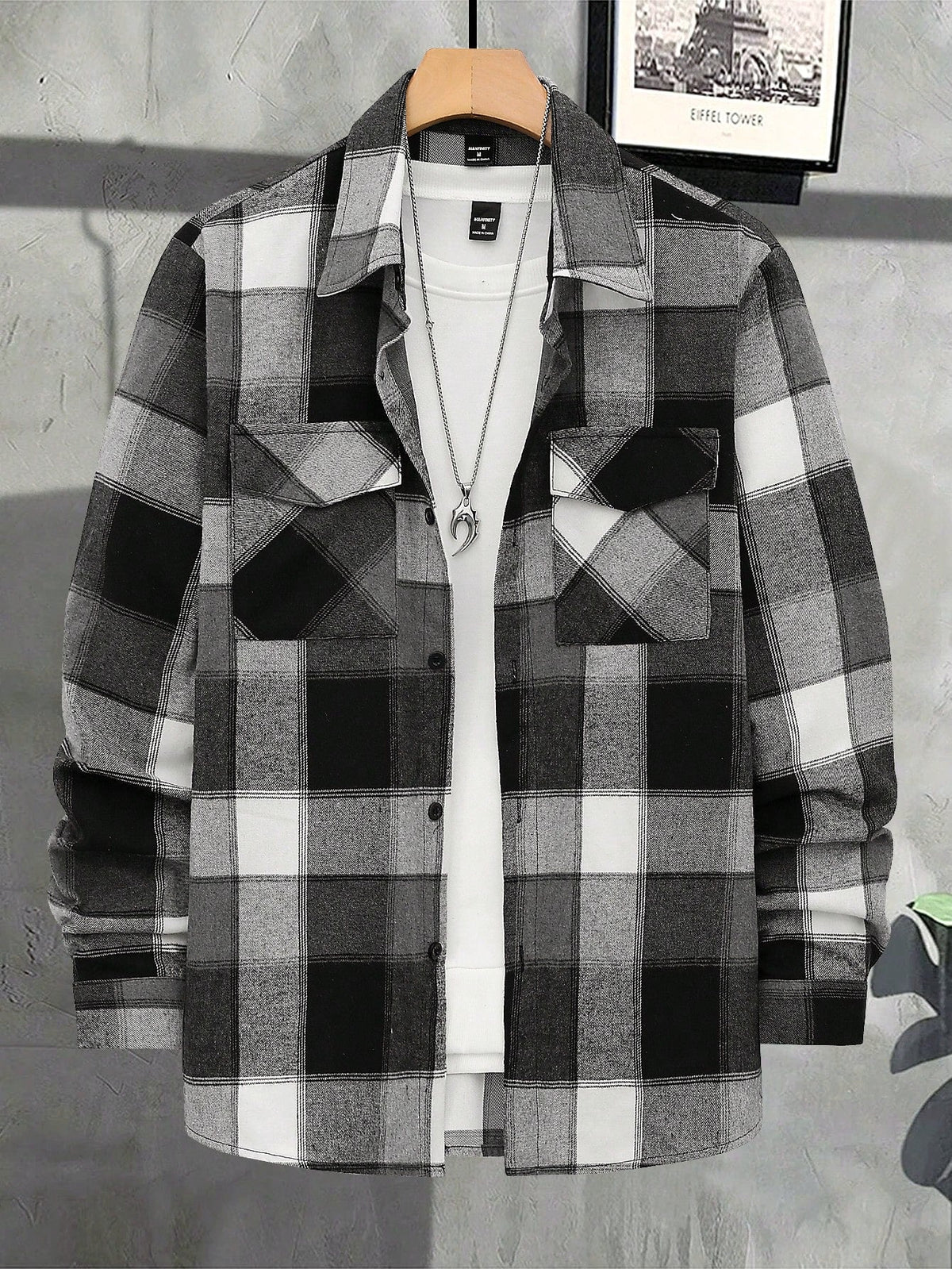 Vintage Check Long-Sleeve Shirt