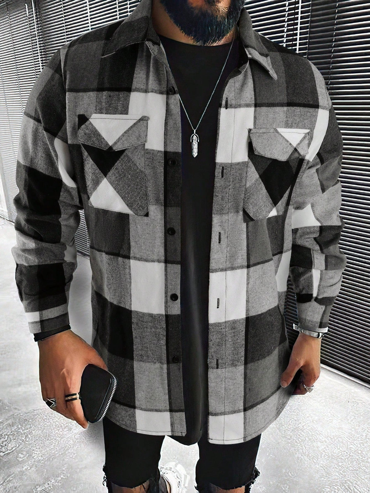 Vintage Check Long-Sleeve Shirt
