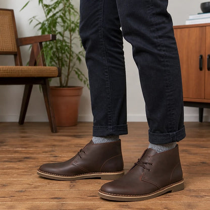 Men's Leather Chukka Boots