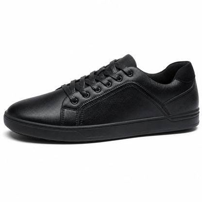 Men's Leather Look Trainers