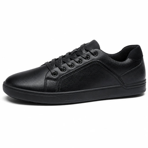 Men's Leather Look Trainers