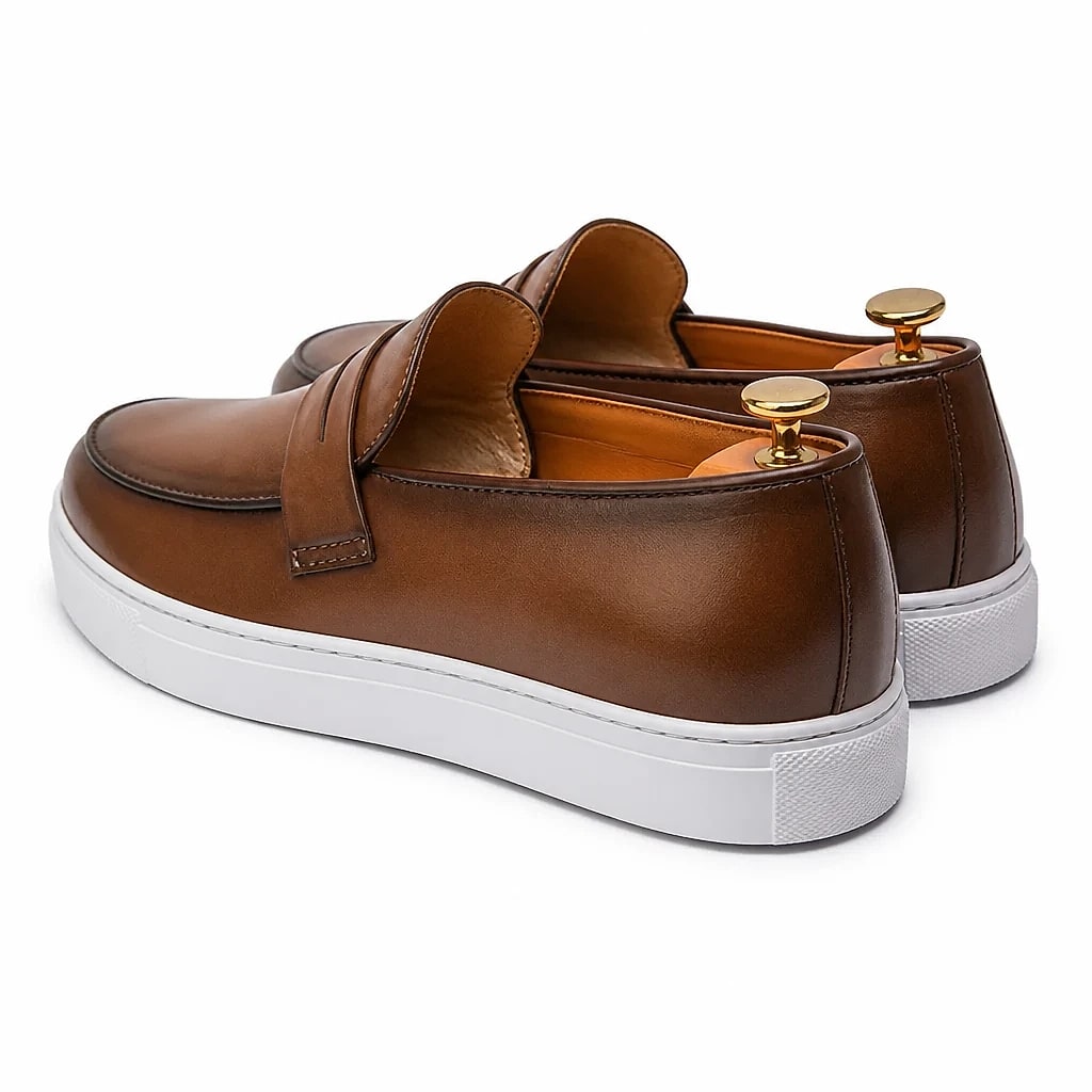 Men's Leather Penny Loafers
