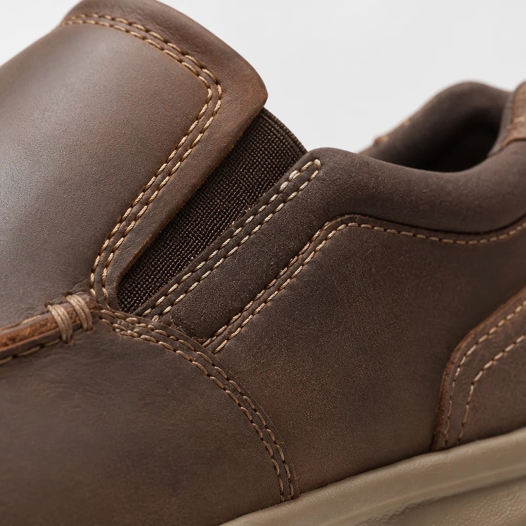 Men's Leather Slip-On Loafers