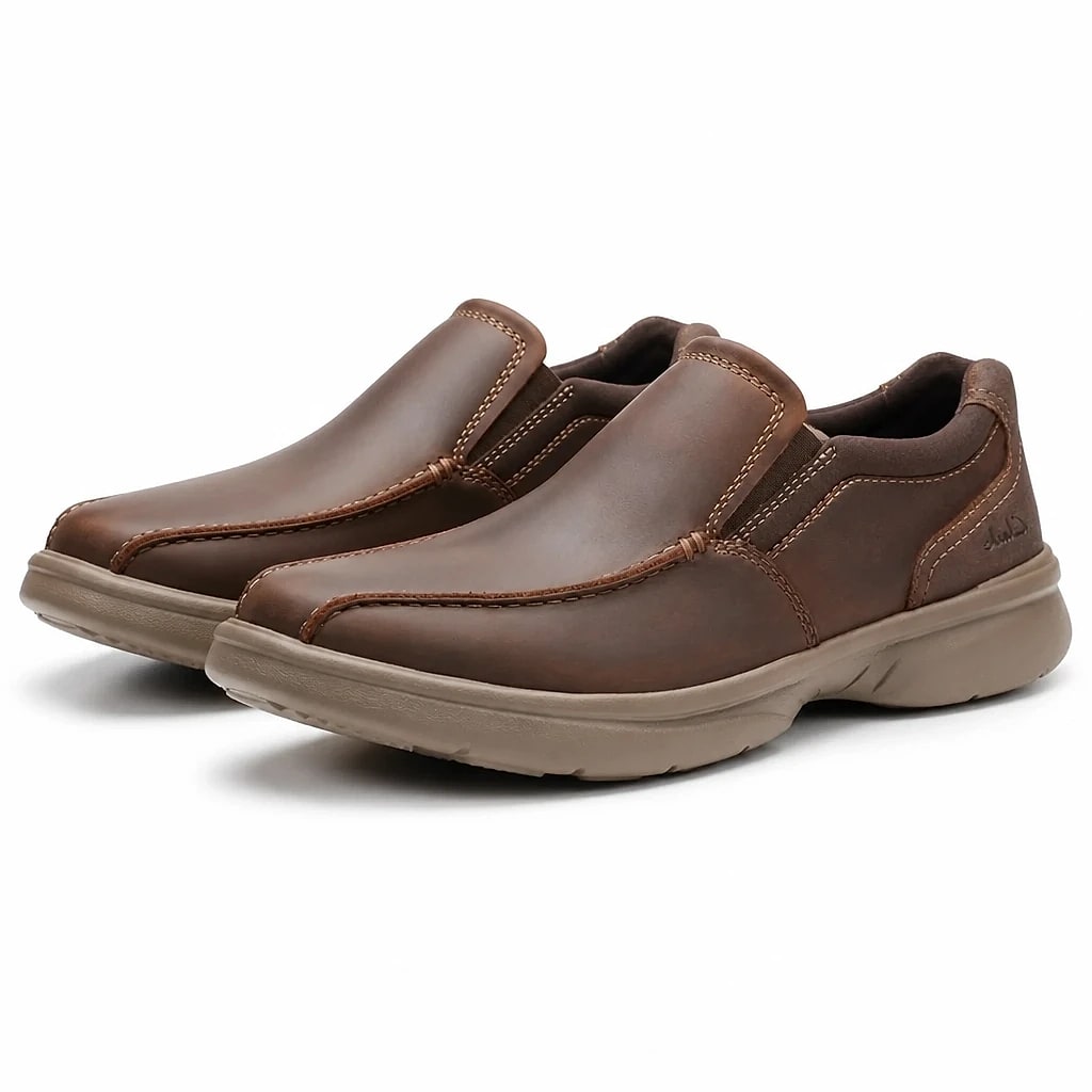 Men's Leather Slip-On Loafers