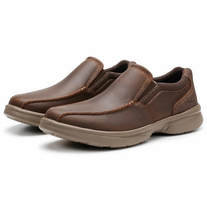 Men's Leather Slip-On Loafers