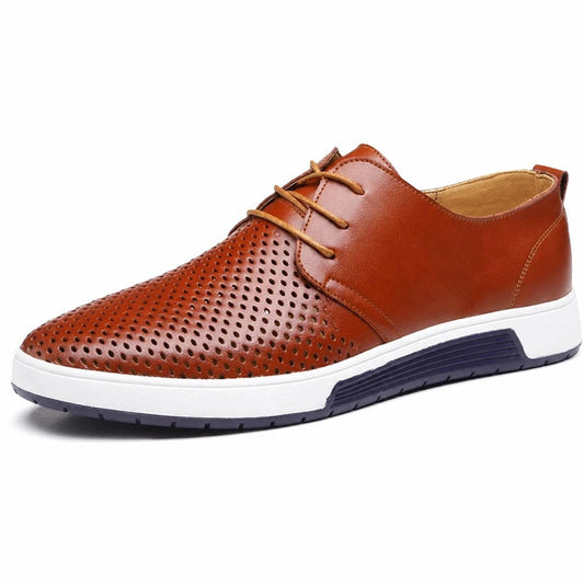Men's Perforated Oxford Shoes