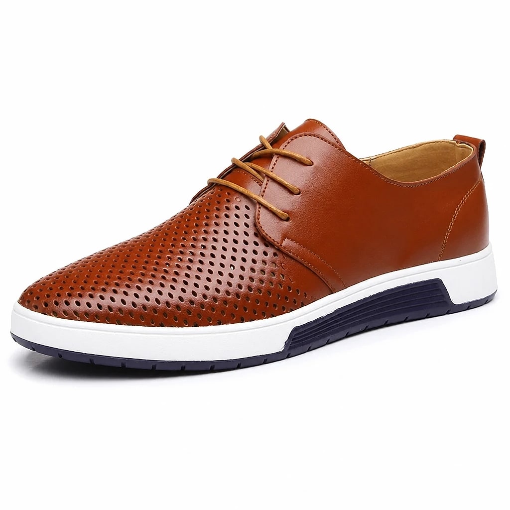 Men's Perforated Oxford Shoes