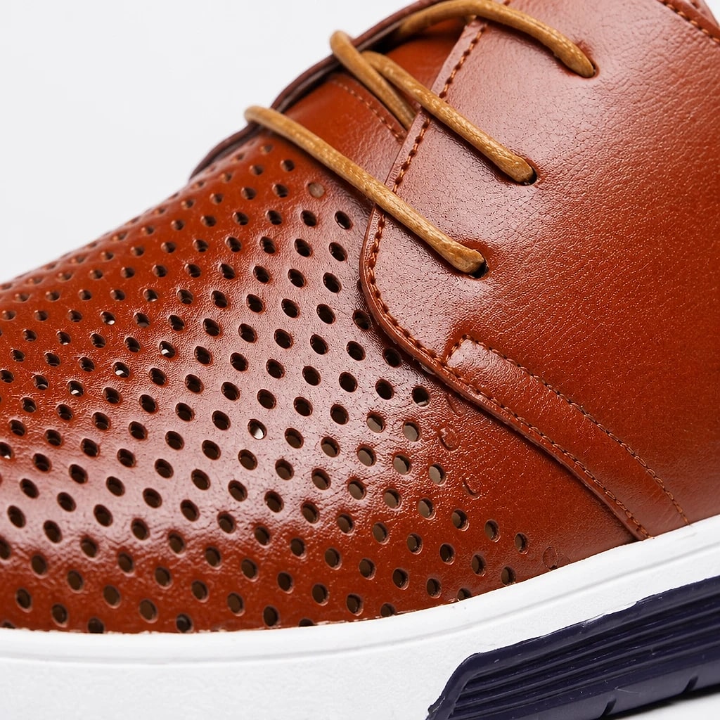 Men's Perforated Oxford Shoes