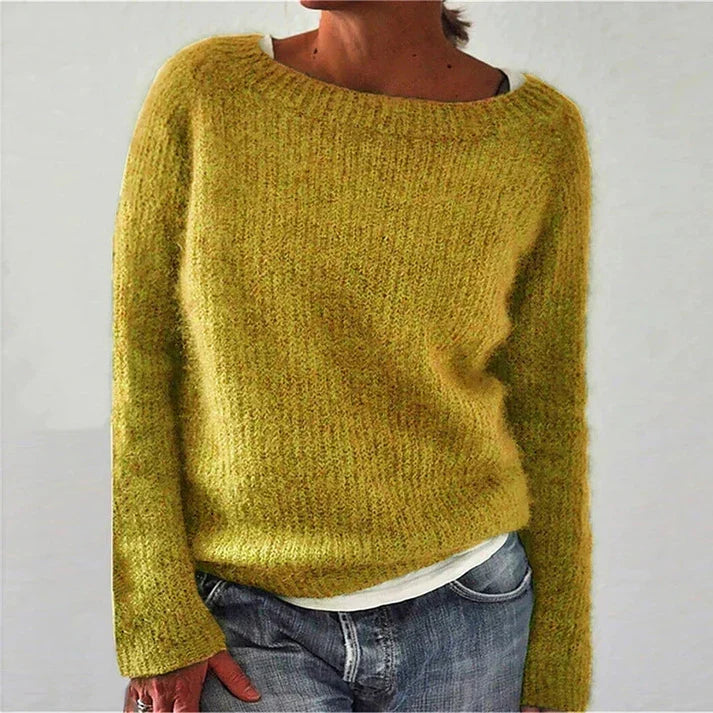 Soft Knit Winter Jumper, Yellow