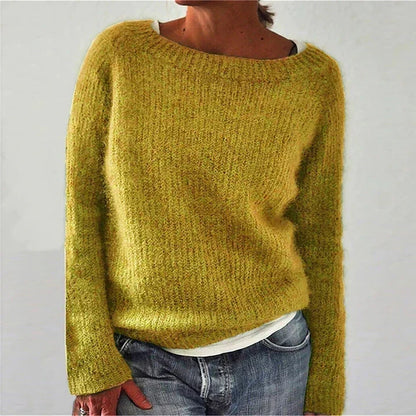 Soft Knit Winter Jumper, Yellow