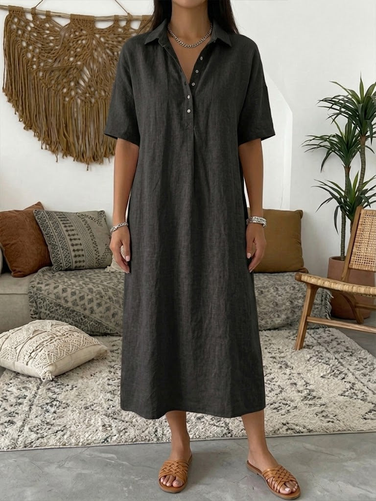 Long Linen Summer Dress
