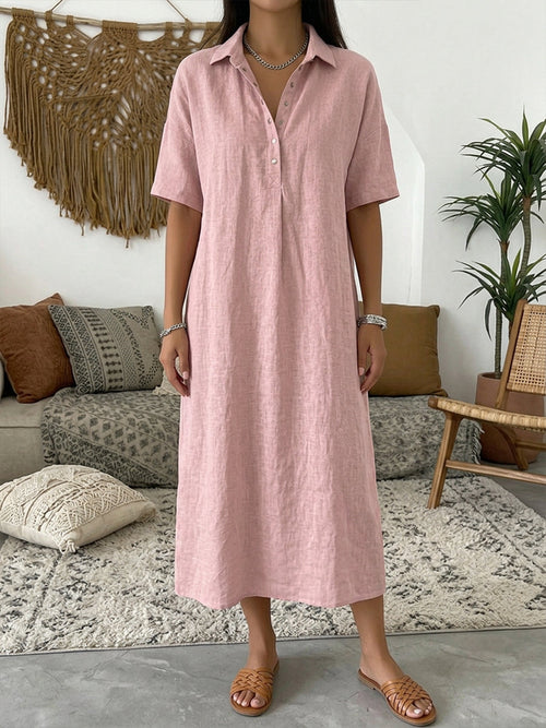 Long Linen Summer Dress
