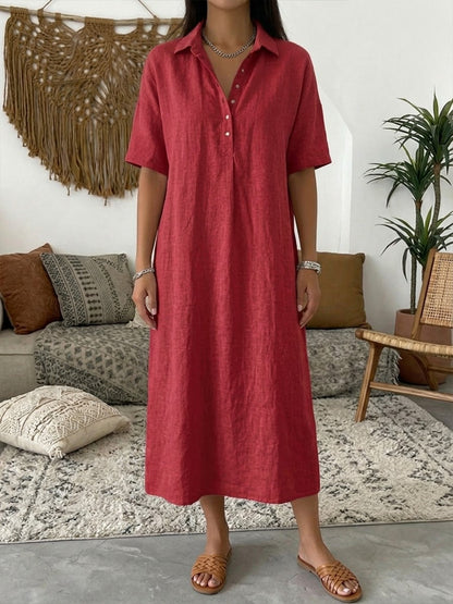 Long Linen Summer Dress