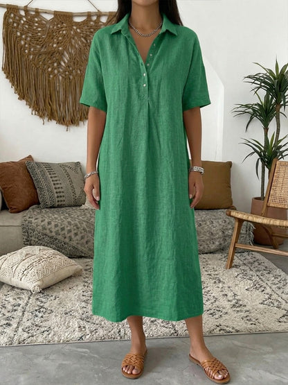 Long Linen Summer Dress