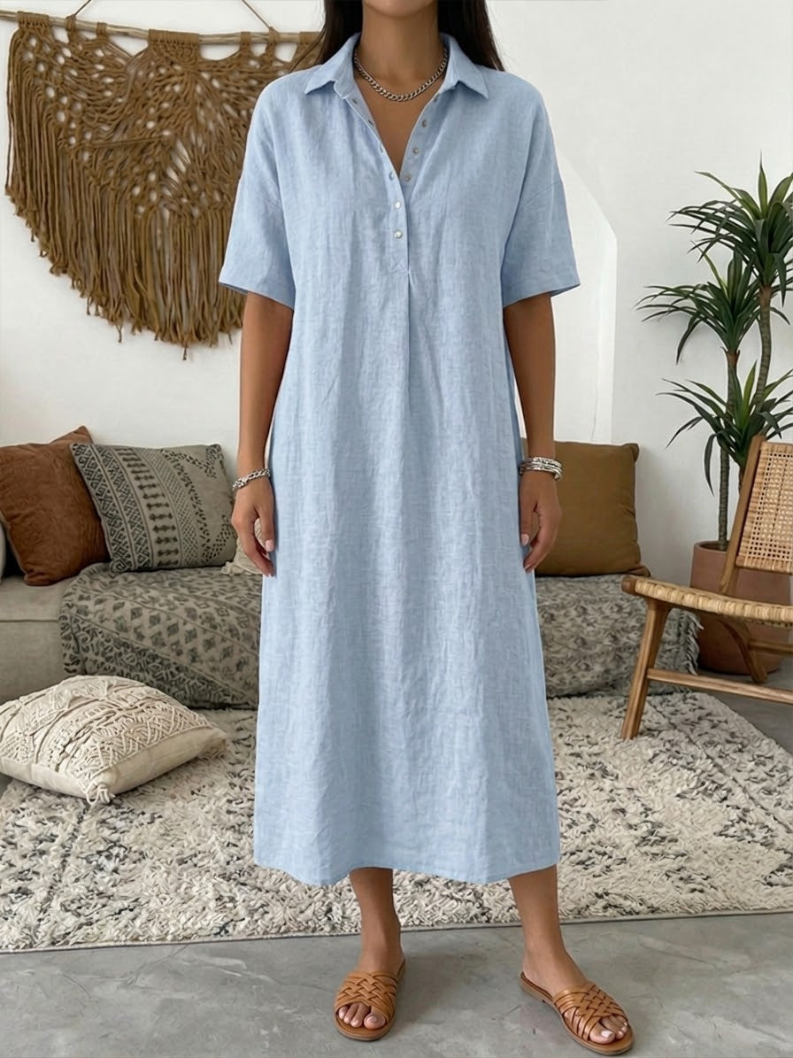 Long Linen Summer Dress