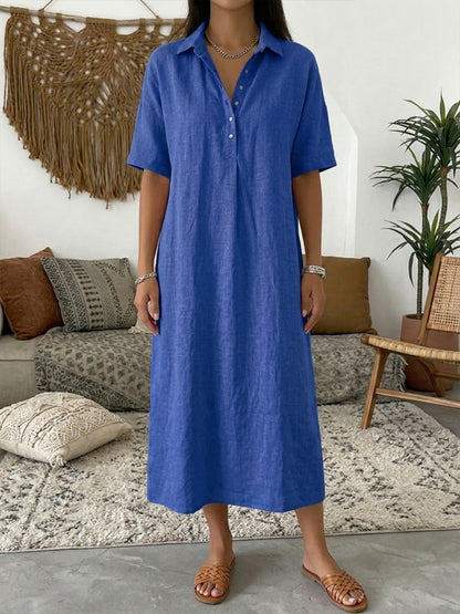 Long Linen Summer Dress