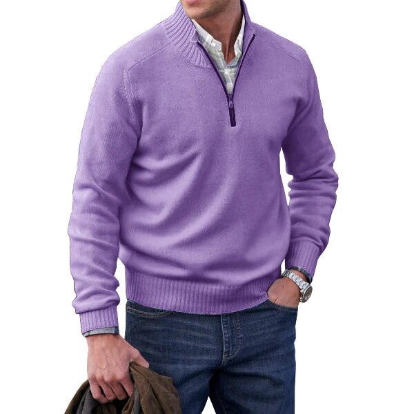 Cashmere Winter Jumper, Purple