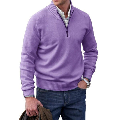 Cashmere Winter Jumper, Purple