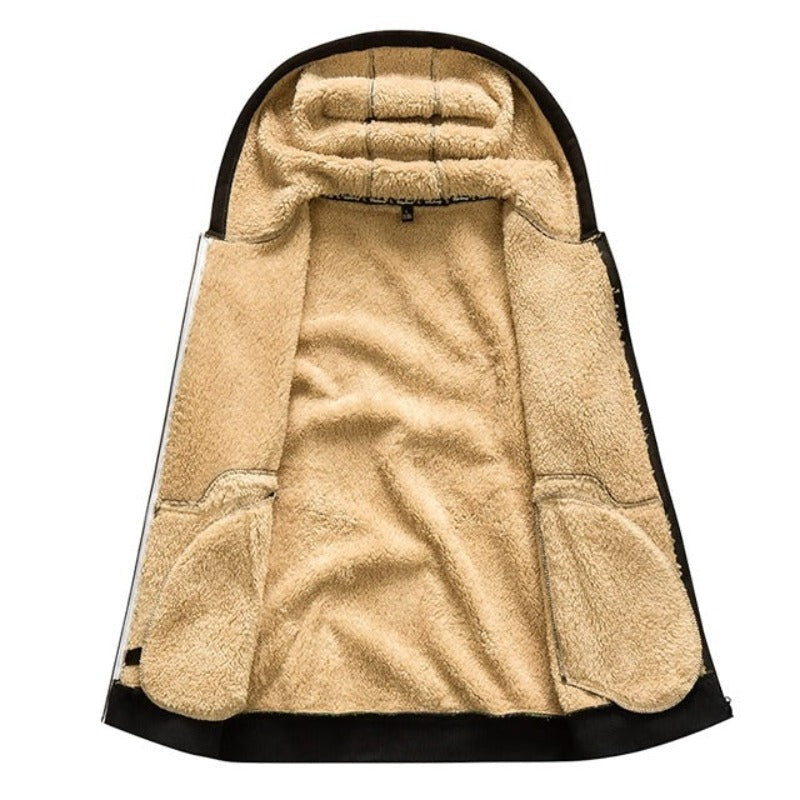 Sherpa-Lined Winter Hoodie