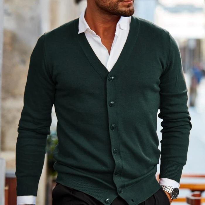 V-Neck Autumn Cardigan