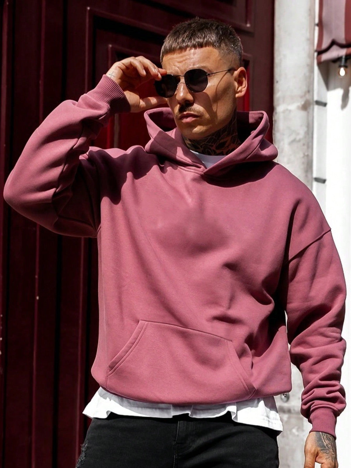 Oversized Hoodie with Hood