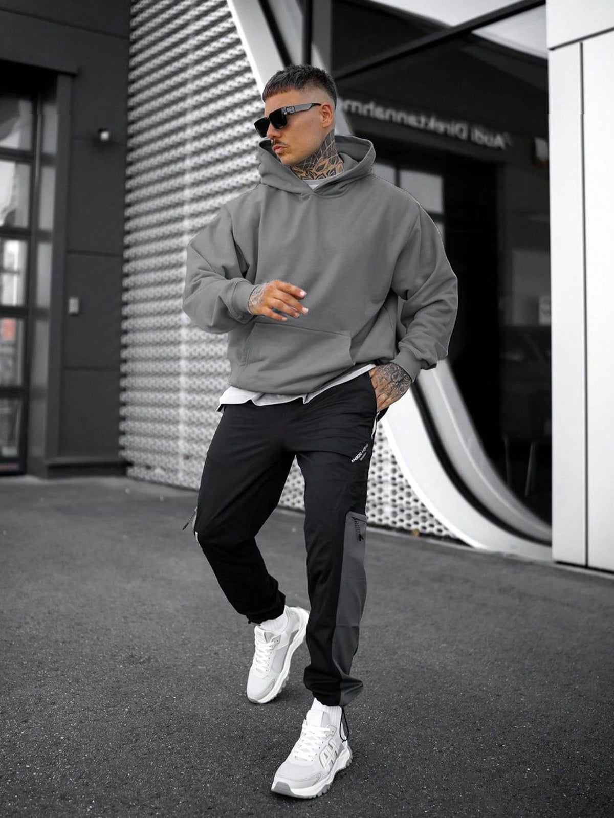 Oversized Hoodie with Hood