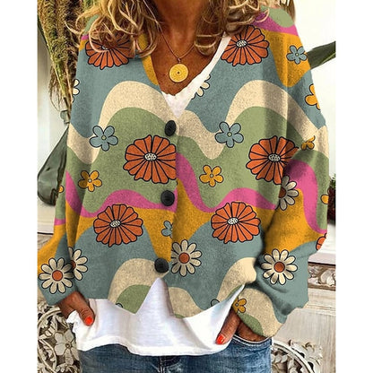 Embroidered Floral Cardigan