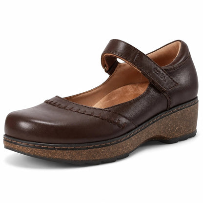 Women's Leather Mary Jane Wedge