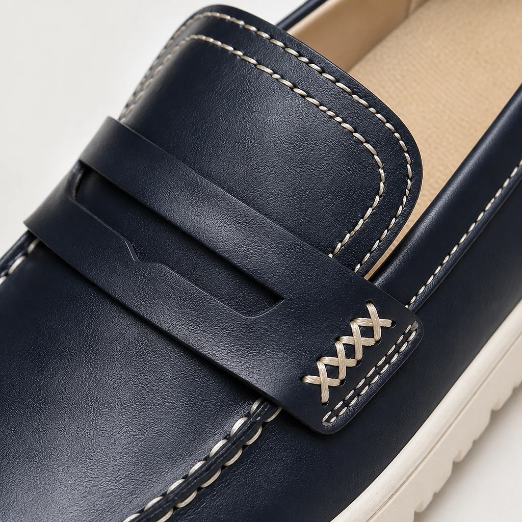 Women's Leather Penny Loafers