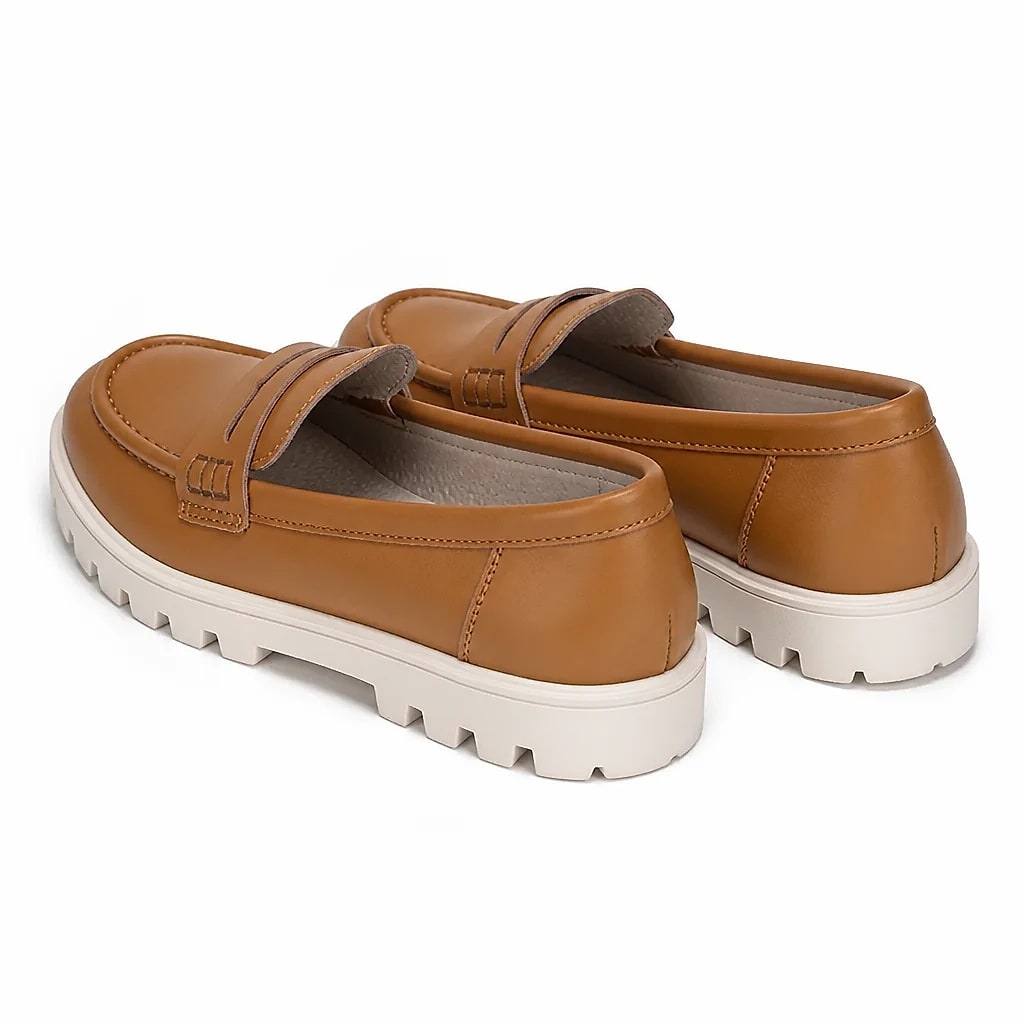 Women's Leather Slip-On Loafers