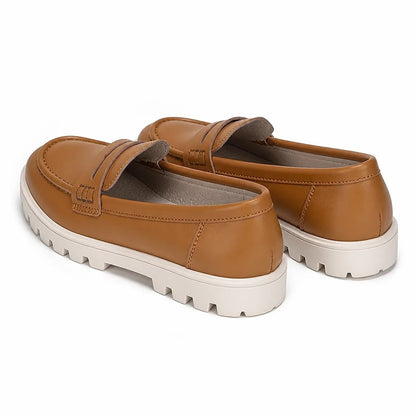 Women's Leather Slip-On Loafers