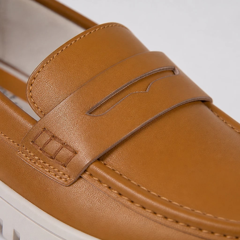 Women's Leather Slip-On Loafers