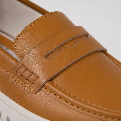 Women's Leather Slip-On Loafers