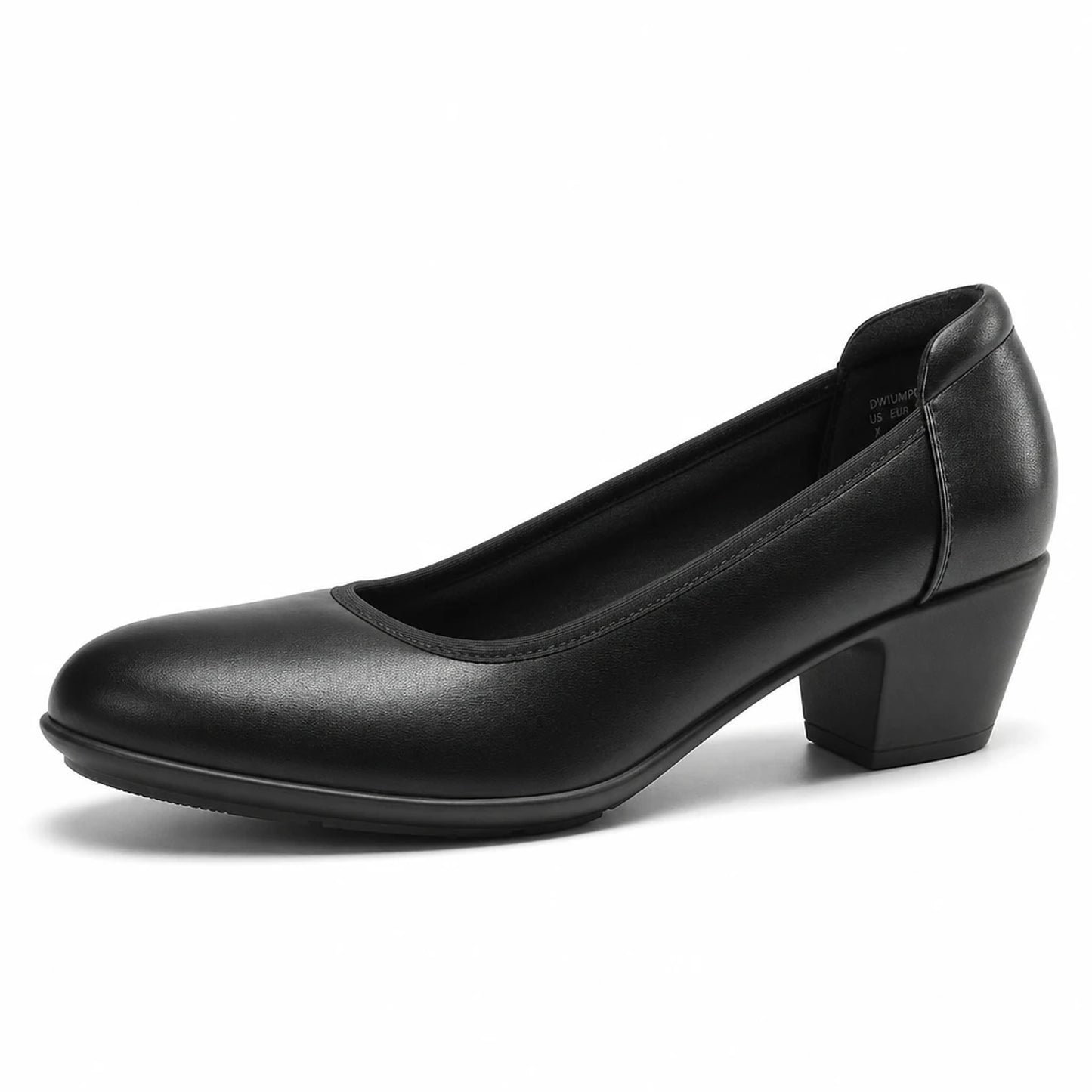 Women's Low Block Heel Court Shoes