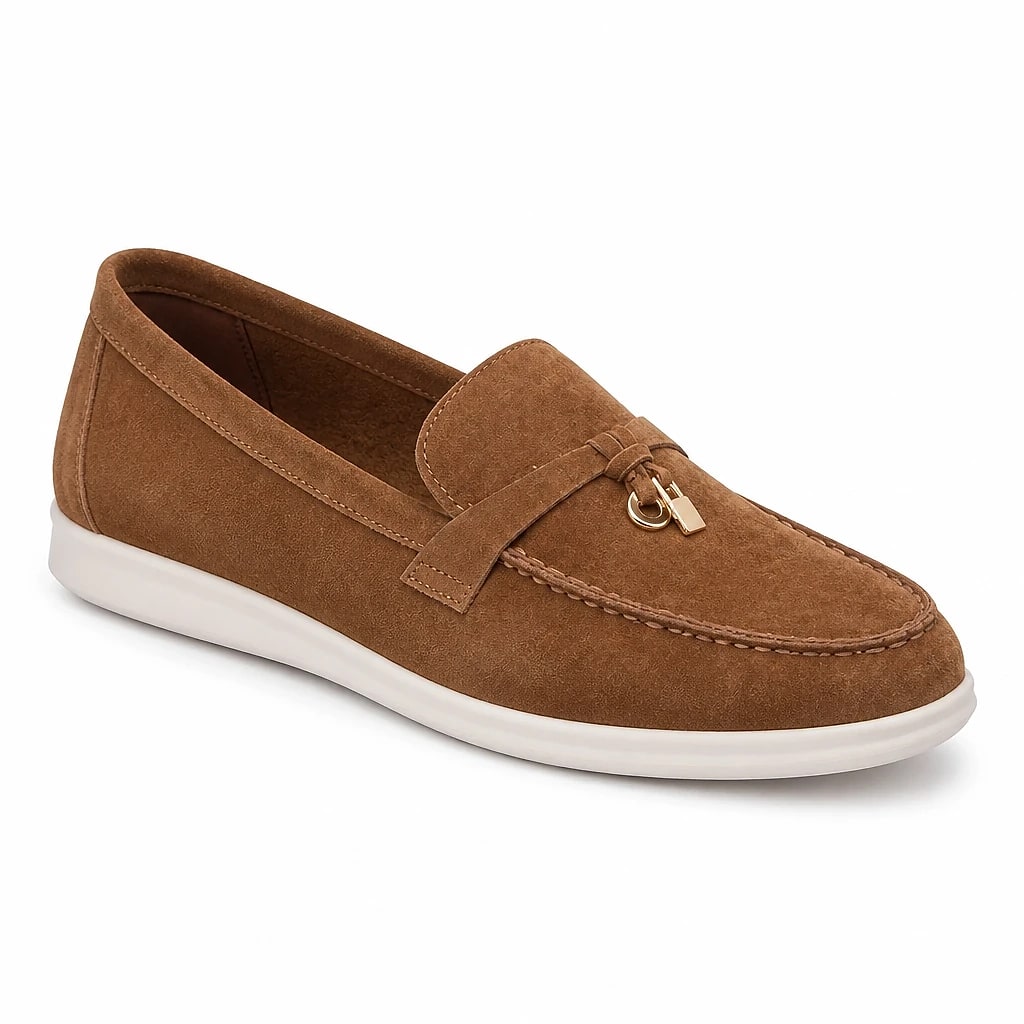 Women's Suede Slip-On Loafers