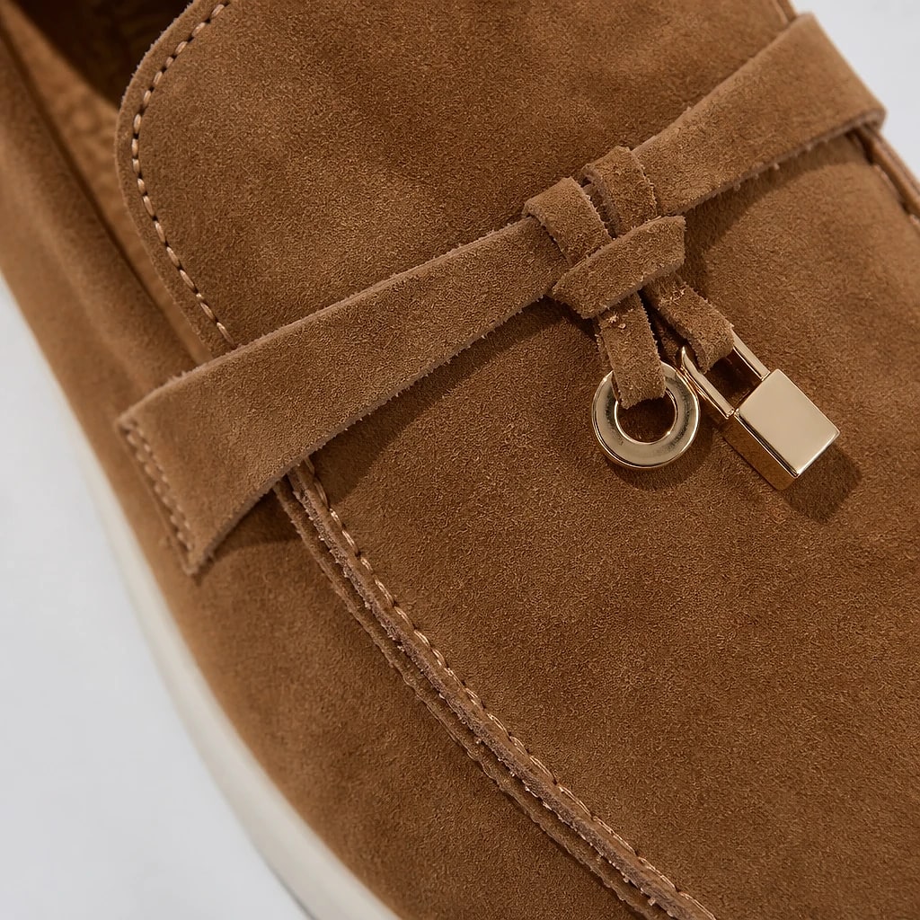 Women's Suede Slip-On Loafers