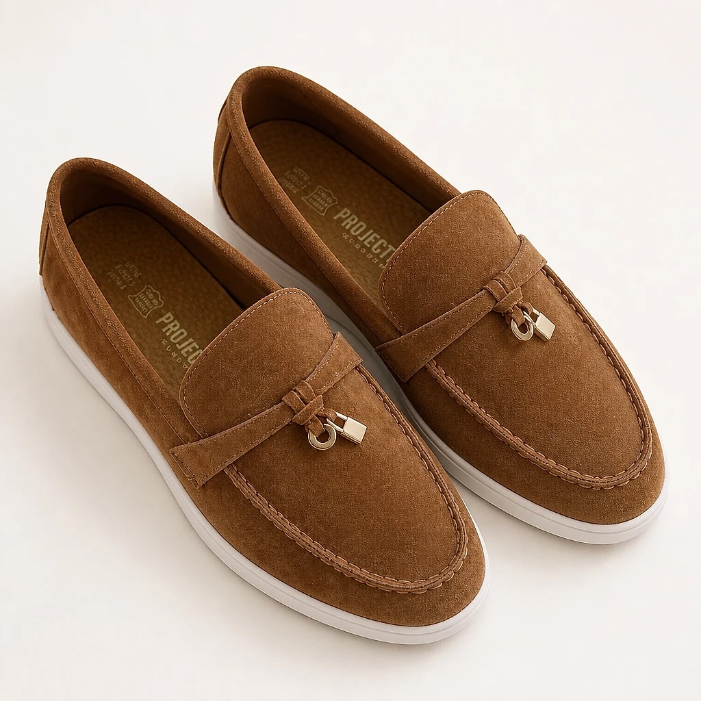 Women's Suede Slip-On Loafers