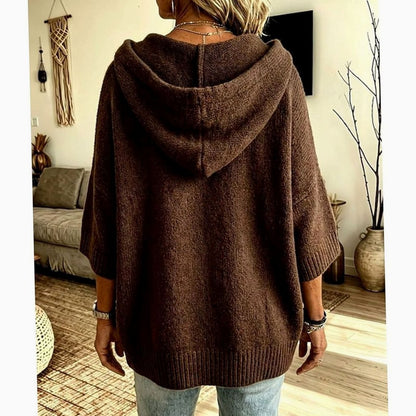 Oversized Hooded Cardigan
