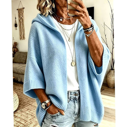 Oversized Hooded Cardigan