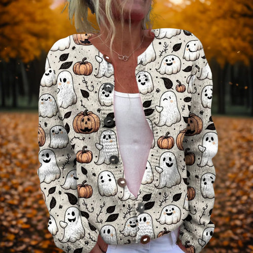 Halloween Knit Cardigan