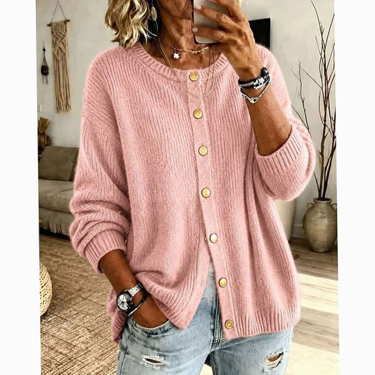 Oversized Buttoned Cardigan