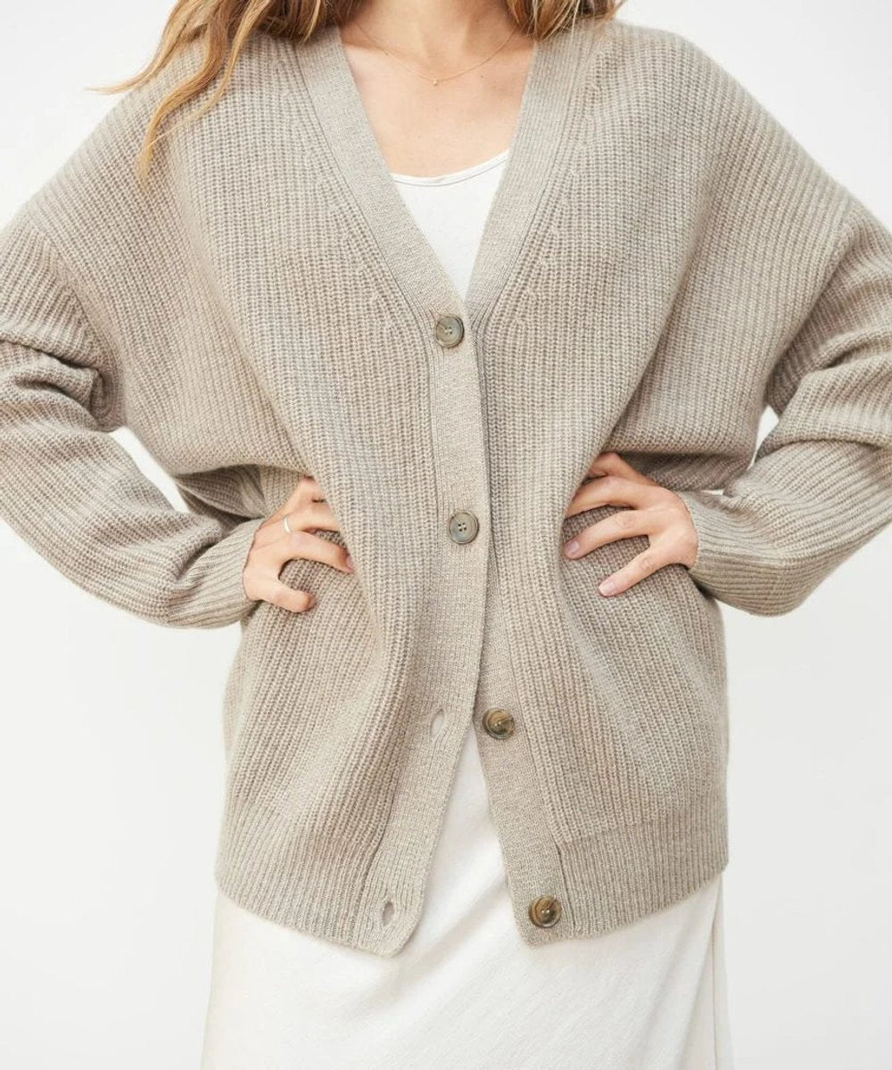 Relaxed Cashmere Cardigan