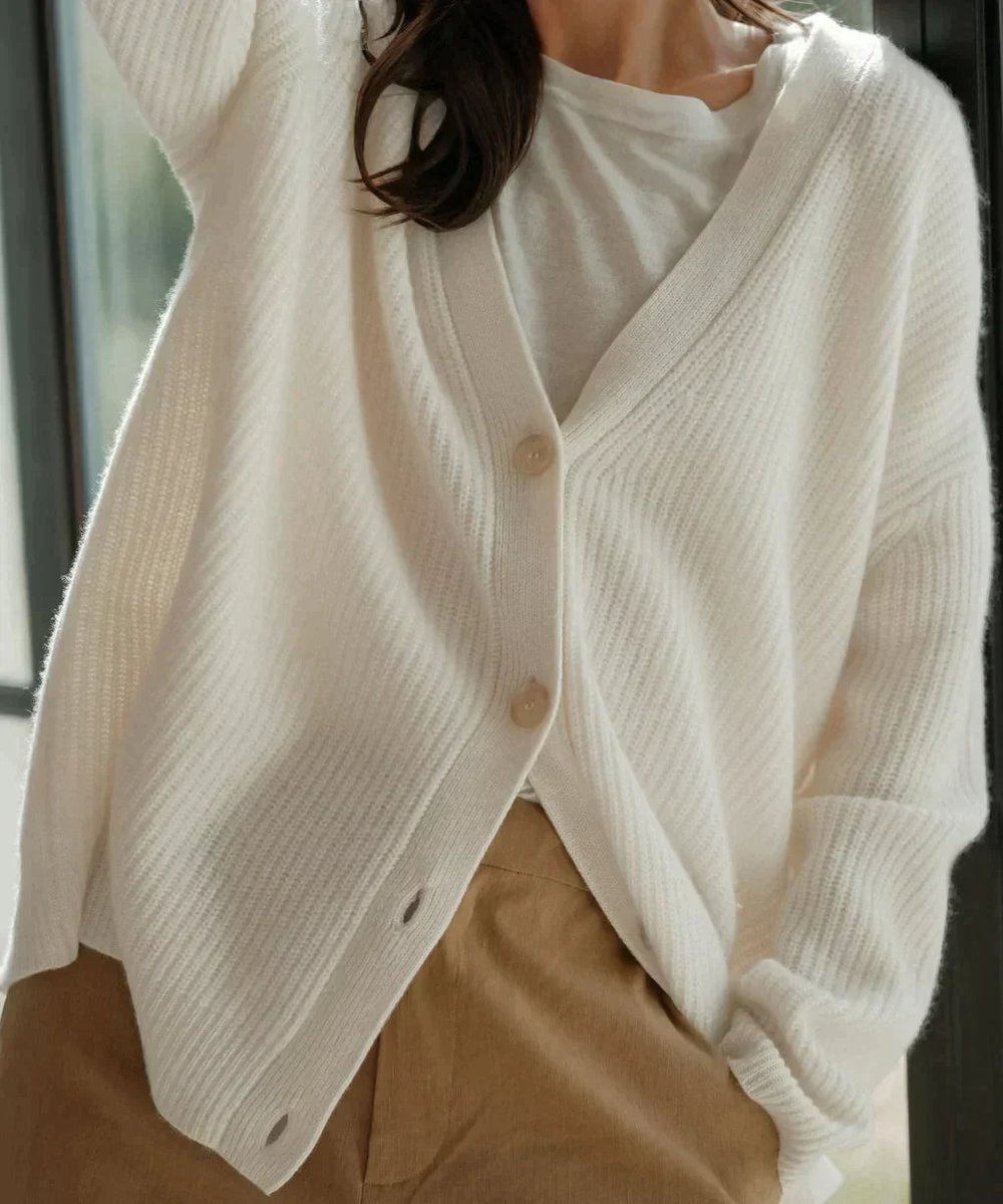 Relaxed Cashmere Cardigan