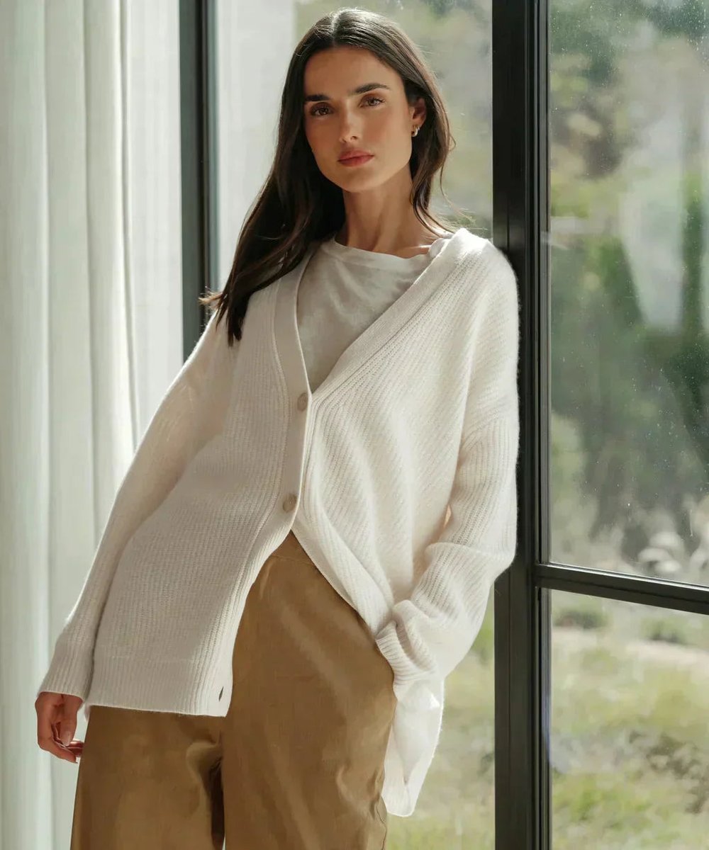 Relaxed Cashmere Cardigan